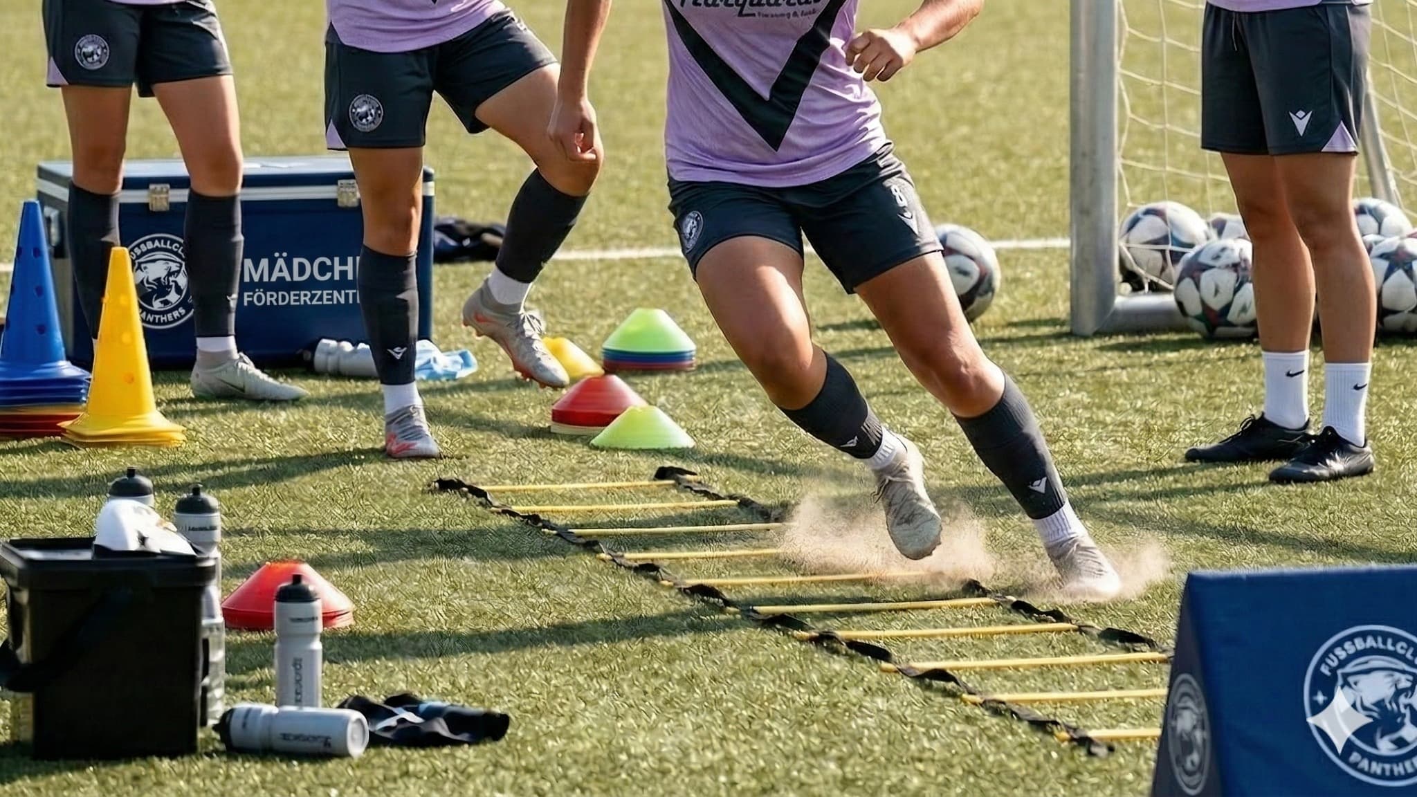 Spielerinnen der FC Panthers im Training