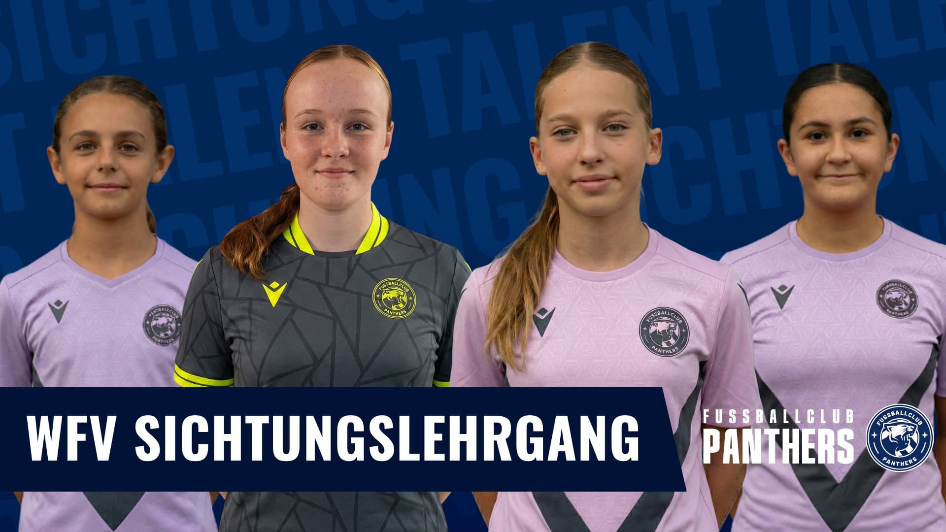 Vier Panthers-Spielerinnen für WFV-Sichtungslehrgang U13/U14 nominiert