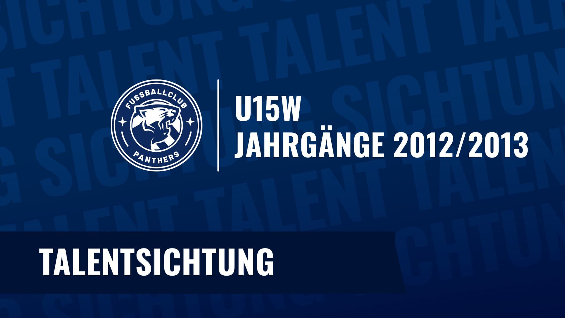 SICHTUNG U15W
(JAHRGANG 2012/2013)